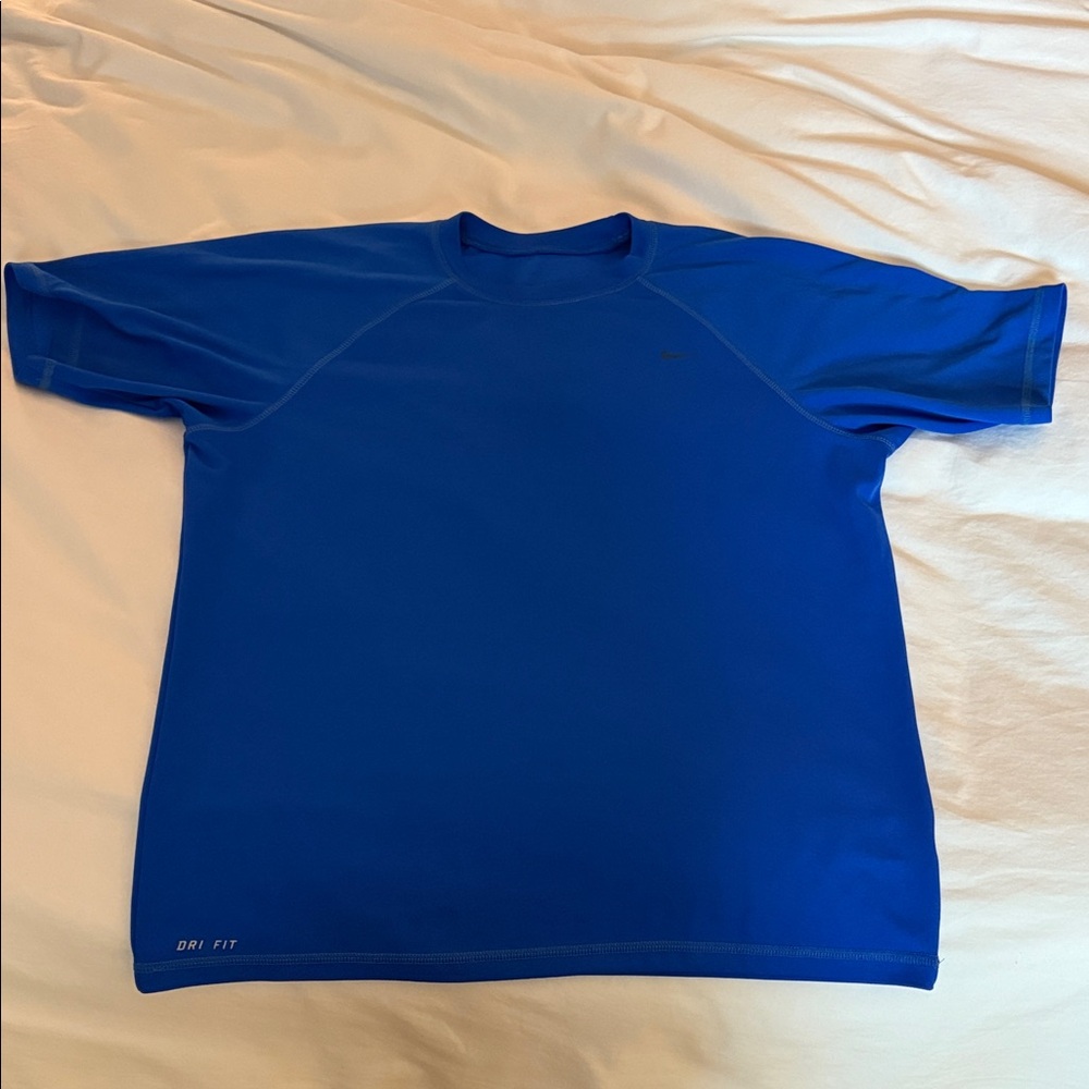 Nike Men's Vibrant Blue Dri-fit T shirt
